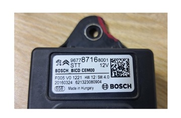 CITROEN C4 II PEUGEOT 508 CACTUS MODUL RELÉ START/STOP 967787168001