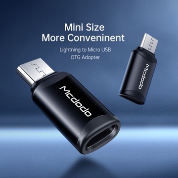 АДАПТЕР MCDODO USB TYPE C — АДАПТЕР MICRO USB