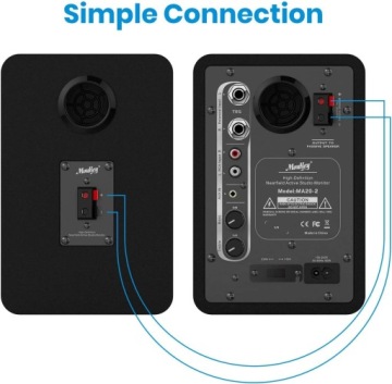 СТЕРЕО ДИНАМИКИ BLUETOOTH MOUKEY ACTIVE STUDIO 2.0 МОЩНЫЕ ДИНАМИКИ