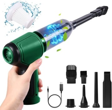 BEZPRZEWODOWY MAŁY ODKURZACZ DO SAMOCHODU RĘCZNY