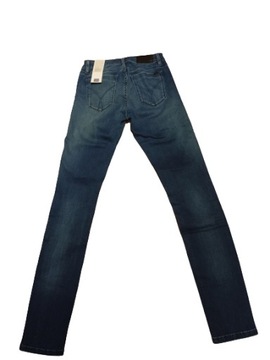 CALVIN KLEIN granatowe SPODNIE jeansowe W26 L32