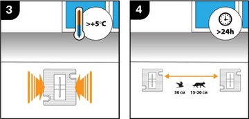 СЦЕПКА 80x ДЛЯ УСТАНОВКИ БАЛКОННОЙ СЕТКИ ДЛЯ КОШЕК-ПТИЦ БЕЗ СВЕРЛЕНИЯ + КЛЕЙ