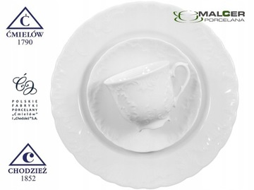 0001 ФАРФОРОВАЯ ПОДСТАВКА ДЛЯ САЛФЕТНИЦ РОКОКО ĆMIELÓW