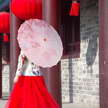 Chiński Parasol Chiński Naoliwiony H