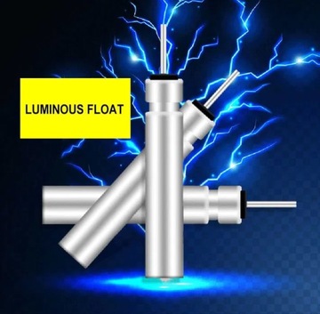 2 электронных фонаря двух цветов 6,4 см + зарядное устройство + 5 батареек CR425