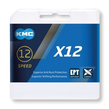 Łańcuch 12b KMC X12 EPT 126 ogniw do ebike