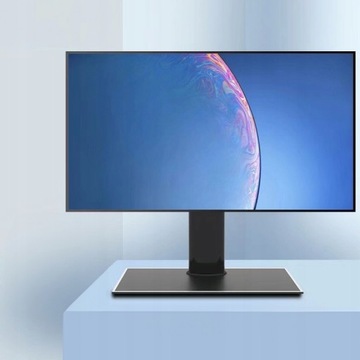 УНИВЕРСАЛЬНАЯ ПОДСТАВКА ПОД ТВ ПОДСТАВКА ДЛЯ ТВ ЧЕРНАЯ + ВИНТЫ