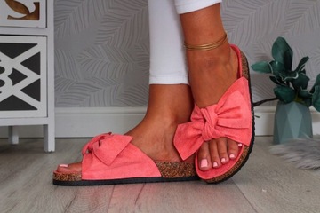 ТАПОЧКИ ЛЕТНИЕ ЖЕНСКИЕ С БАНТОМ, ПРОФИЛИРОВАННЫЕ, ЛЕГКИЕ