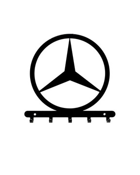 Wieszak metalowy na klucze MERCEDES