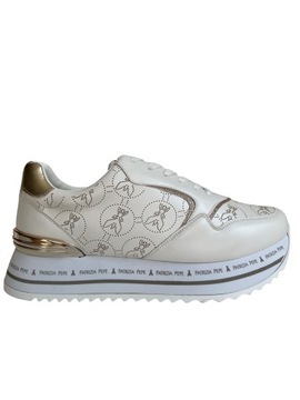 patrizia pepe buty adidasy złote białe r. 40