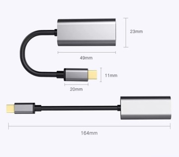 АДАПТЕР АДАПТЕРНЫЙ КАБЕЛЬ USB-C — HDMI FULL HD 4K