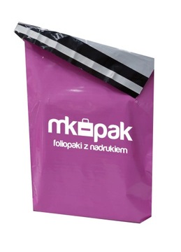 FOLIOPAKI foliopak różowy Z TWOIM NADRUKIEM logo 35x45 200 szt