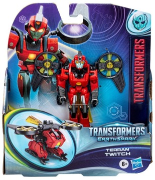 TRANSFORMERS EarthSpark Figurka Terran Twitch Warrior F8665