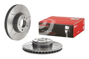 Tarcza hamulcowa, BREMBO Max, Nacinana, przód L/P, śr. zew. 324 mm, gr. 3