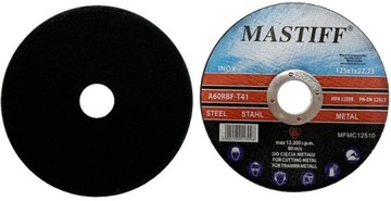 TARCZA DO CIĘCIA METALU STALI INOX 125mm/1.0