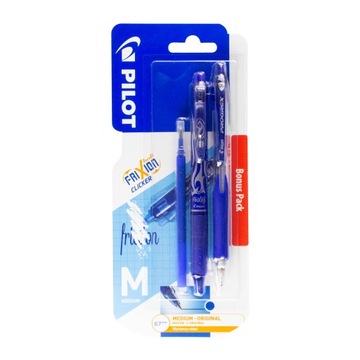 PILOT FRIXION Clicker 0,7 granatowe +ołówek+ wkład
