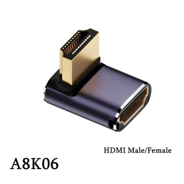 Konwerter 360 stopni w kształcie litery U L Mini HDMI kompatybilny wtyk