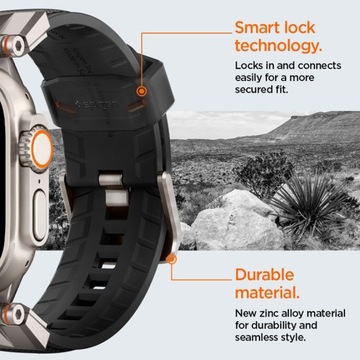 Spigen DuraPro Armor - Ремешок для Apple Watch 42/44/45/49 мм (черный)