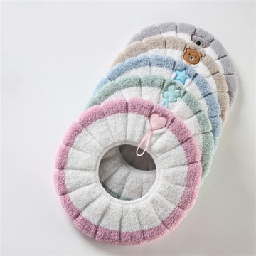 Canzoon Теплый чехол для унитаза, коврик для унитаза с ручкой