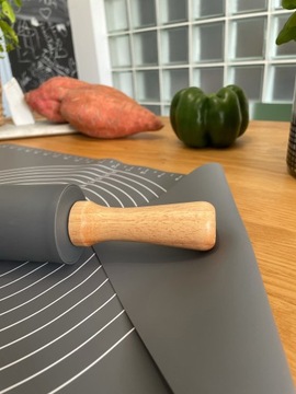 СИЛИКОНОВАЯ ДОСКА, БОЛЬШОЙ КОВРИК, XXXL + СИЛИКОНОВЫЙ РОЛИК