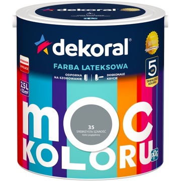 AKRYLIT W SREBRZYSTA SZAROSC A 2,5 L