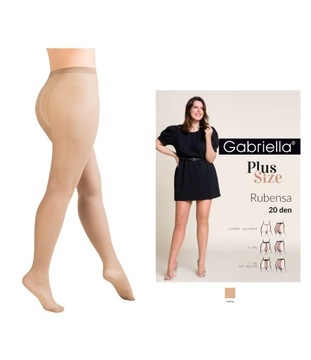 Rajstopy Gabriella Plus Size 20 DEN Melisa r. 7