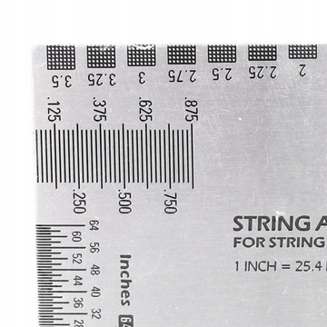 Измеритель действия струны Многофункциональная линейка для