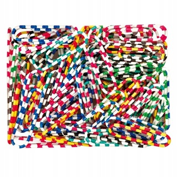 SPINACZE KOLOROWE zebra 28mm 100szt.