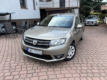 Dacia Sandero II Hatchback 5d 1.2 16V 75KM 2015 Dacia Sandero TYLKO 48tyśkm! 1WŁAŚCICIEL 2015 NAVI Klima PROSTA BENZYNA 1.2