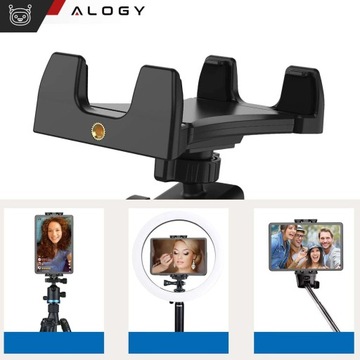 Uchwyt na tablet telefon stojak na kierownicę rower na statyw biurko drążek