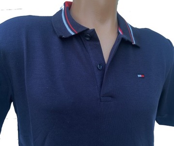 Tommy Hilfiger koszulka polo granat XXLTipped SALE