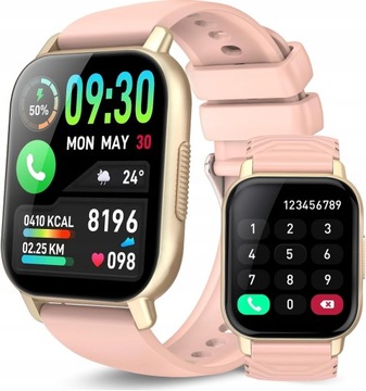 CZARNY INTELIGENTNY ZEGAREK SMARTWATCH ANDOIRD IOS WEURGHY