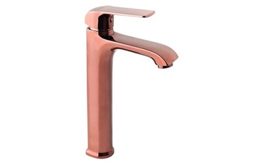 Bateria umywalkowa wysoka 28,9 cm efekt miedzi