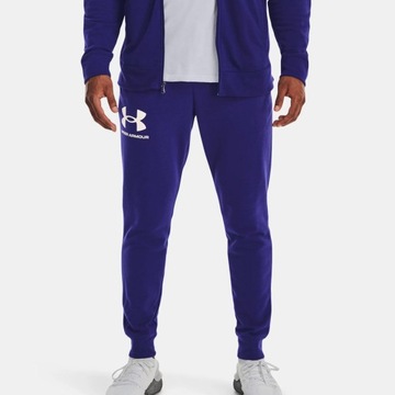 SPODNIE MĘSKIE DRESOWE UNDER ARMOUR JOGGERY BAWEŁNIANE r. M