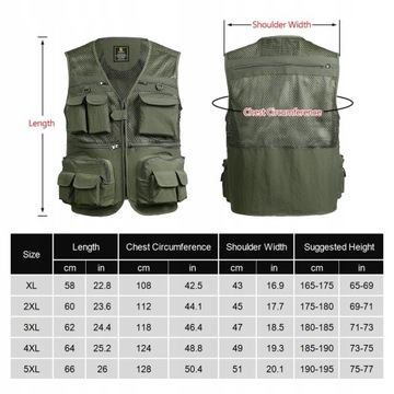 Жилет PPCO SP15016AGR-XL, размер XL