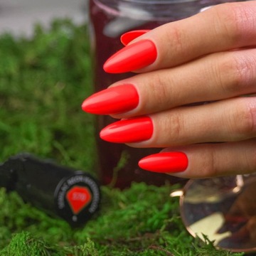 Semilac 570 неоновый арбузный гибридный лак для ногтей 7 мл