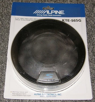 ALPINE KTE-S65G - решетки для динамиков s-65 16,6 см