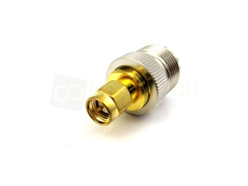 Адаптер SMA-M/UC-1 SO-239 PL PTFE/GOLD WOUXUN RTL SDR ICOM и т. д.