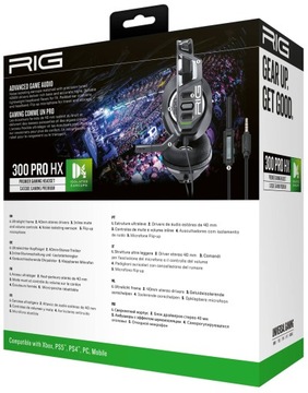 Проводные наушники NACON XS RIG300PROHX, черные