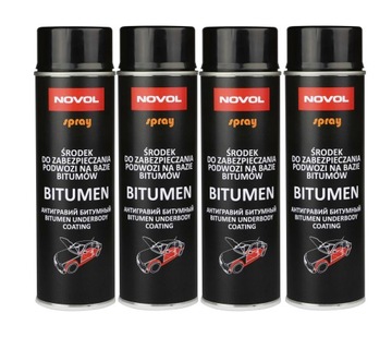 BITUMEN ŚRODEK DO ZABEZPIECZENIA PODWOZIA x4 spray