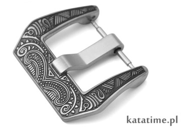 KLAMRA klamerka sprzączka zapięcie 18 mm MATOWA