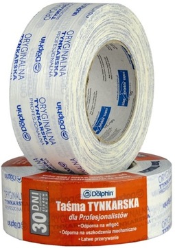 TAŚMA TYNKARSKA 30 DNI BIAŁA 48mm BLUE DOLPHIN
