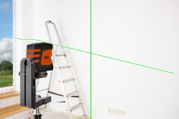 NEO CROSS CROSS LASER САМОВЫРАВНИВАЮЩИЙСЯ УРОВЕНЬ 20 м ЗЕЛЕНЫЙ КОРПУС+ШТАТИВ+ШТАТИВ