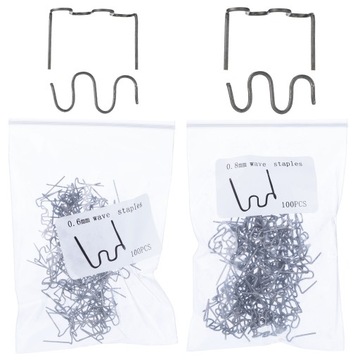 СКОБЫ ПЛАСТИКОВЫЕ СВАРОЧНЫЕ 8 ВИДОВ 800 ШТ.