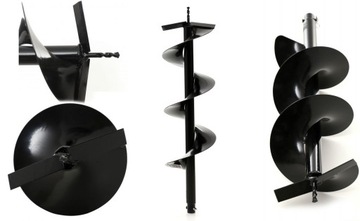 БУРА ДЛЯ БЕНЗИНОВОЙ БУРОВОЙ УСТАНОВКИ ШНЕКОВАЯ 200х800 мм KRAFT&DELE PROFESIONAL