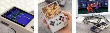 ANBERNIC RG35XX 3,5-дюймовая игровая консоль Linux 64 ГБ 5000 игр — фиолетовый