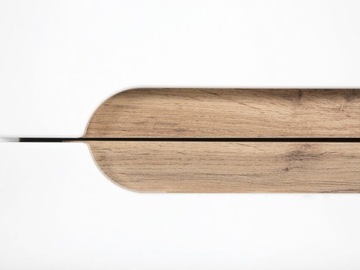 Высокий шкаф Bali, белый/дуб, ширина 60 см.