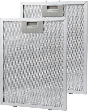 Metalowy filtr przeciw tłuszczowy do okapu 32 cm x 26 cm 320x260mm 2sztuki