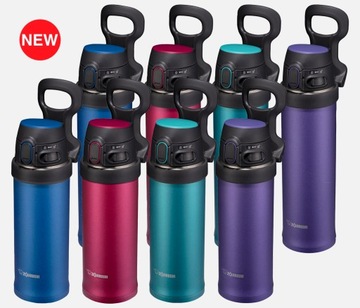 Термос, термокружка для кофе ZOJIRUSHI QAF48-RK, японский красный