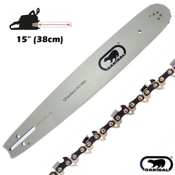 Łańcuch + Prowadnica 15 Piły RIWALL RPCS 5040